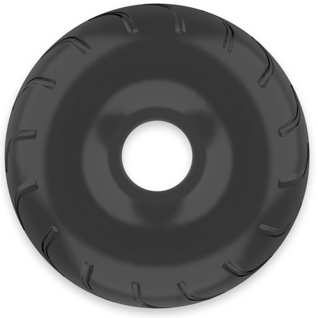 Powering - Super Flexibler und Widerstandsfähiger Penisring 5 cm Pr08 Schwarz