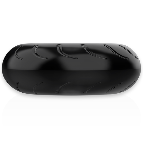 Powering - Super Flexibler und Widerstandsfähiger Penisring 5 cm Pr08 Schwarz
