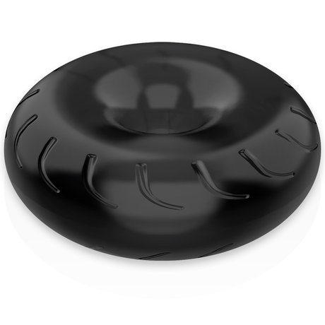 Powering - Super Flexibler und Widerstandsfähiger Penisring 5 cm Pr08 Schwarz