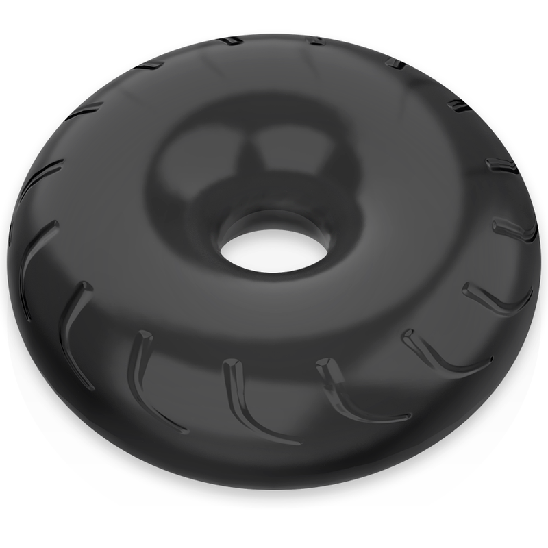 Powering - Super Flexibler und Widerstandsfähiger Penisring 5 cm Pr08 Schwarz