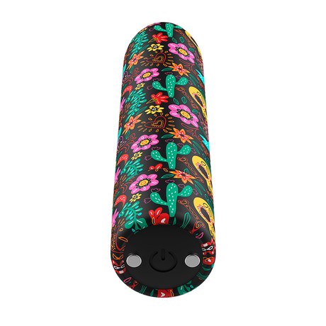 Vibrator Floral Rechargeable Bullet 10 Intensities 6,25 x 2 cm.2