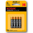 Kodak - Xtralife Alkaline Batterie Aaa Lr03 Blister * 4