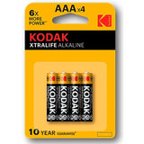 Kodak - Xtralife Alkaline Batterie Aaa Lr03 Blister * 4