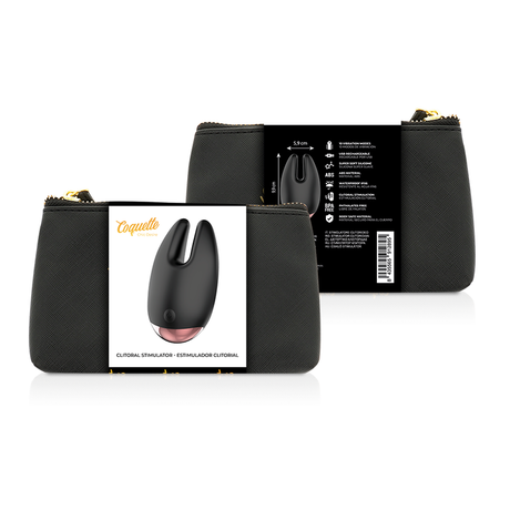 Vibrator Chic Desire Klitorialstimulator Schwarz / Gold.1