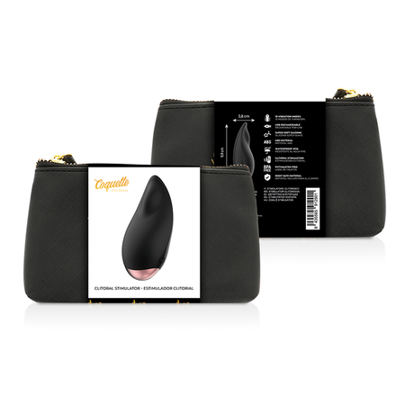 Vibrator Chic Desire Klitorialstimulator Schwarz / Gold.1
