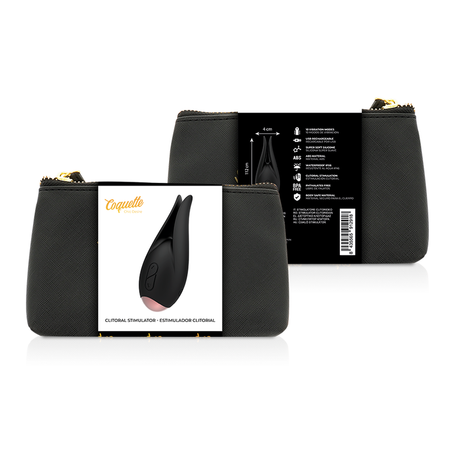 Vibrator Chic Desire Klitorialstimulator Schwarz / Gold.1