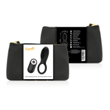 Coquette Chic Desire - Cockring Fernbedienung Wiederaufladbar Schwarz/Gold