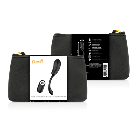 Vibrator Chic Desire Vibrationsei Fernbedienung Wiederaufladbar Schwarz/Gold.2