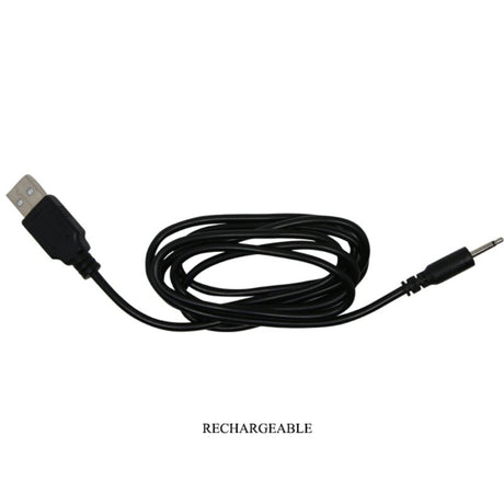 Analplug Wiederaufladbares Schwarzes Prostatamassager 12,7 x 2,8 cm.7