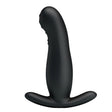 Analplug Wiederaufladbares Schwarzes Prostatamassager 12,7 x 2,8 cm