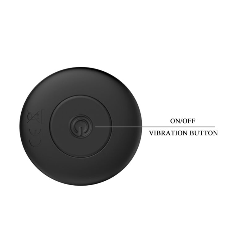 Mr Play - Wiederaufladbarer Schwarzer Vibrator Analsplug