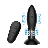 Mr Play - Stecker mit Schwarzen Rotierenden Bllen Fernbedienung