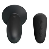 Mr Play - Analstecker mit Vibration, Schwarze Fernbedienung