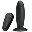 Mr Play - Analstecker mit Vibration, Schwarze Fernbedienung