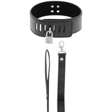 Darkness - BDSM-Halsband mit Schwarzem Schloss