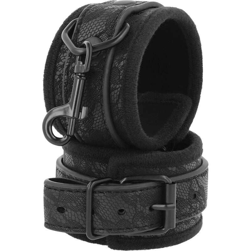 DARKNESS - LUXUS-BDSM-HANDSCHELLEN IN SCHWARZ