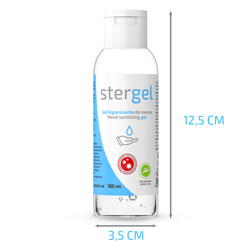 Stergel - Hydroalkoholisches Händesanitisierungsgel Aloe Vera 100 ml