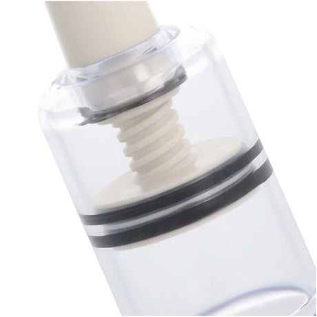 Auflegevibrator Darkness Transparenter Nippelsauger Durchmesser Weiß 5 x 3,1 cm.2