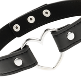 Coquette Chic Desire - Veganes Leder-Halskette-Herz-Accessoire