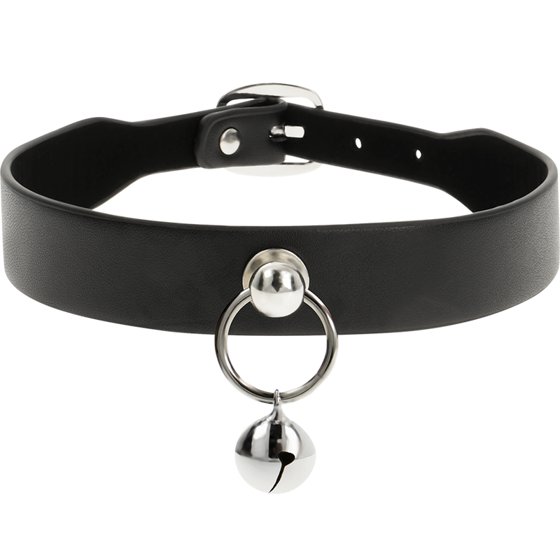 Coquette Chic Desire - Vegane Leder-Halskette Damen-Accessoire Rassel/Reifen