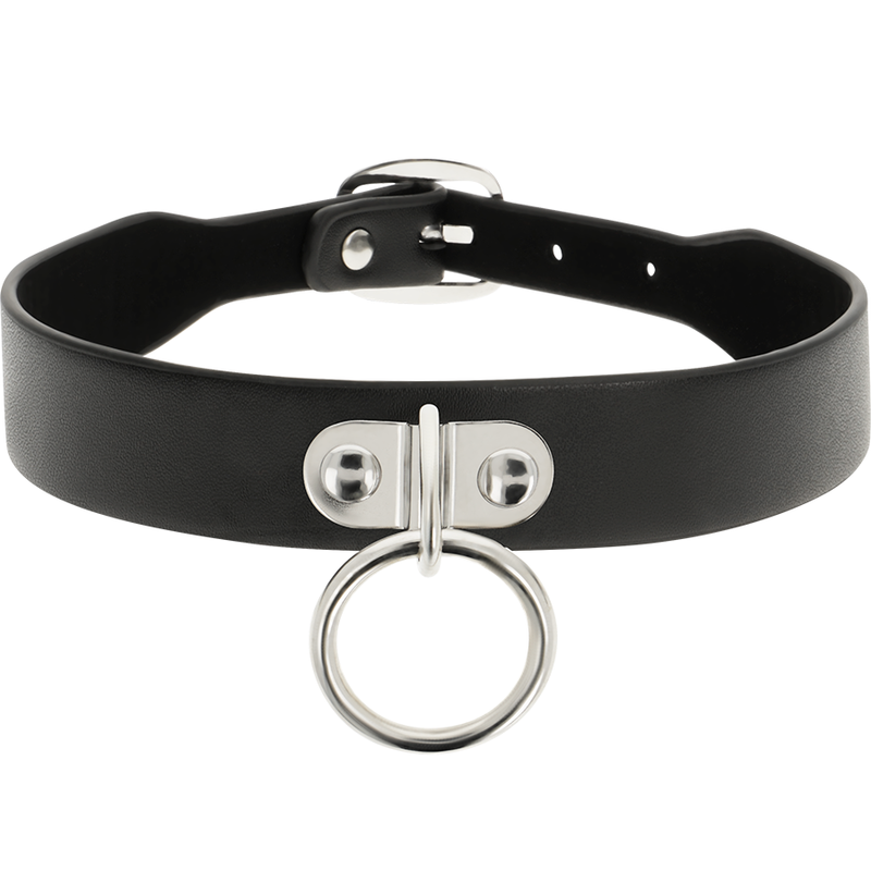 Coquette Chic Desire - Halskette aus Veganem Leder Fetisch-Accessoire