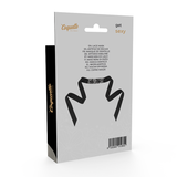 Coquette Chic Desire - Schwarze Spitzenmaske mit Band