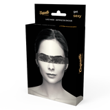 Coquette Chic Desire - Schwarze Spitzenmaske mit Band