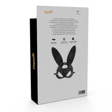 Coquette Chic Desire - Vegane Ledermaske mit Hasenohren