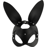 Coquette Chic Desire - Vegane Ledermaske mit Hasenohren