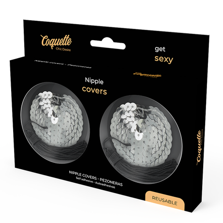 Nippelpasties Chic Desire Silberne Nippelabdeckung.3