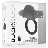 Black&Silver - Burton Ring 10 Vibrationsmodi Schwarz