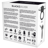 Black&Silver - Cameron Wiederaufladbarer Ring Silber