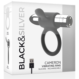 Black&Silver - Cameron Wiederaufladbarer Ring Silber