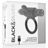 Black&Silver - Cameron Schwarz Wiederaufladbarer Ring