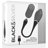 Black&Silver - Jenell Wiederaufladbares Vibrierei