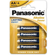 Panasonic - Bronze Batterie Aa Lr6 4u