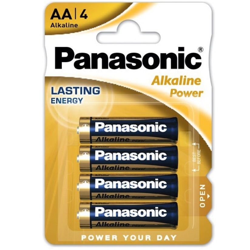Panasonic - Bronze Batterie Aa Lr6 4u