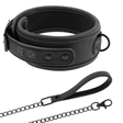 Fetisch-Toy Kettenhalskette mit Neopren-Futter