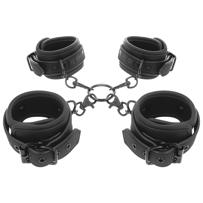 Fetish Submissive - Hand- und Knöchel-Handschellen-Set mit Noprene-Futter