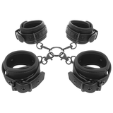Fetish Submissive - Hand- und Knöchel-Handschellen-Set mit Noprene-Futter