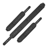 Fetish Submissive - Halskette und Handschellen aus Veganem Leder mit Noprene-Futter