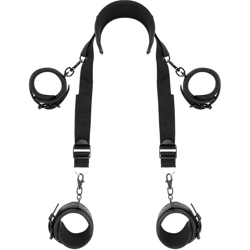 Fetish Submissive - Meisterposition mit 4 Noprene-Gefüttert Handschellen