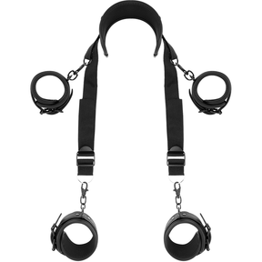 Fetish Submissive - Meisterposition mit 4 Noprene-Gefüttert Handschellen