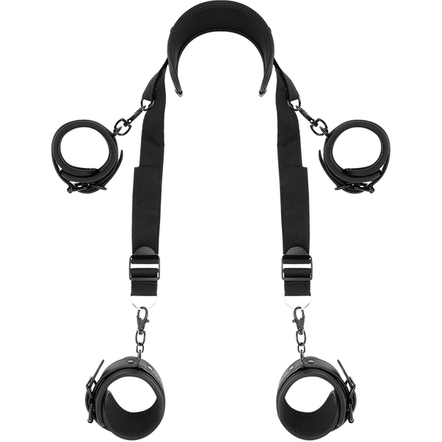 Fetish Submissive - Meisterposition mit 4 Noprene-Gefüttert Handschellen