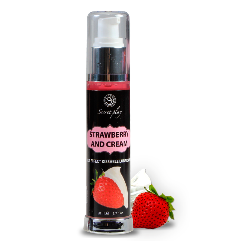 Secretplay - Gleitmittel 2-1 Wärmeeffekt Erdbeere & Creme 50 ml