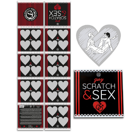Erotik-Spiel Secretplay Scratch & Sex Gay Paare Spiel (Es/en/Fr/Pt/de)