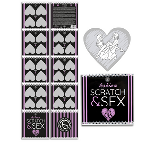 Secretplay - Scratch & Sexspiel für Paare Lesbische Stellungen (Es/en/Fr/Pt/de)