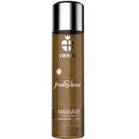 Swede - Fruity Love Massageöl mit Wärmendem Effekt Intensive Dunkle Schokolade 120 ml