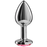 Secretplay - Analplug aus Aluminium, Fuchsia, 7 cm
