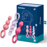 Satisfyer - Analplugs Set 3 St Tricolor